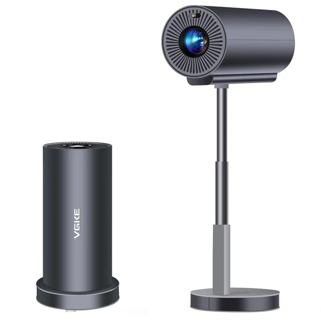 vgke-mini-beamer-full-hd-4k-support-wifi6-mit-teleskopst-nder image 1