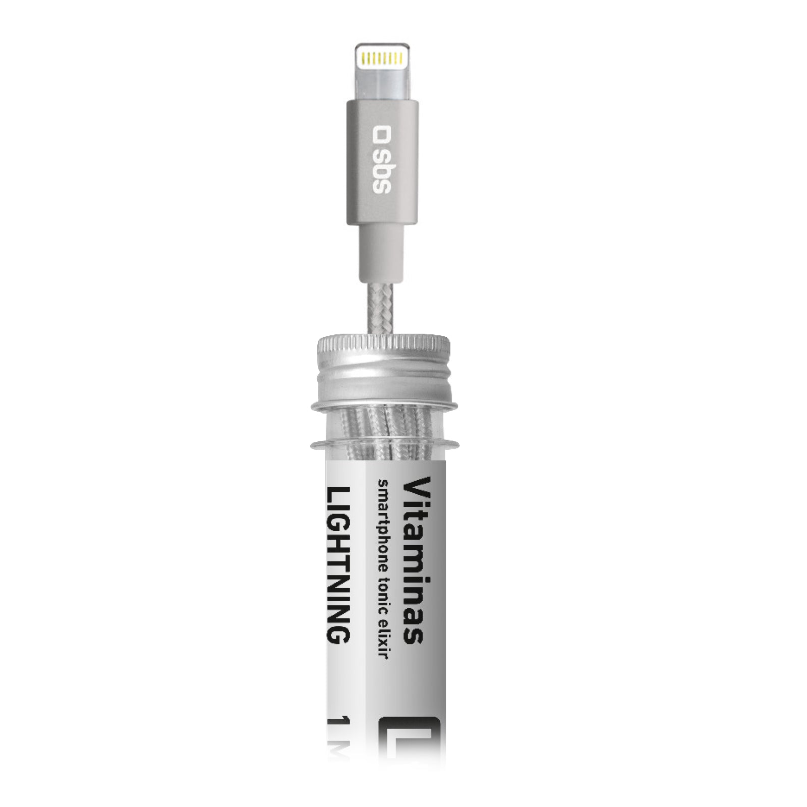 sbs-vitaminas-lightning-kabel-ladekabel-1m-iphone image 1