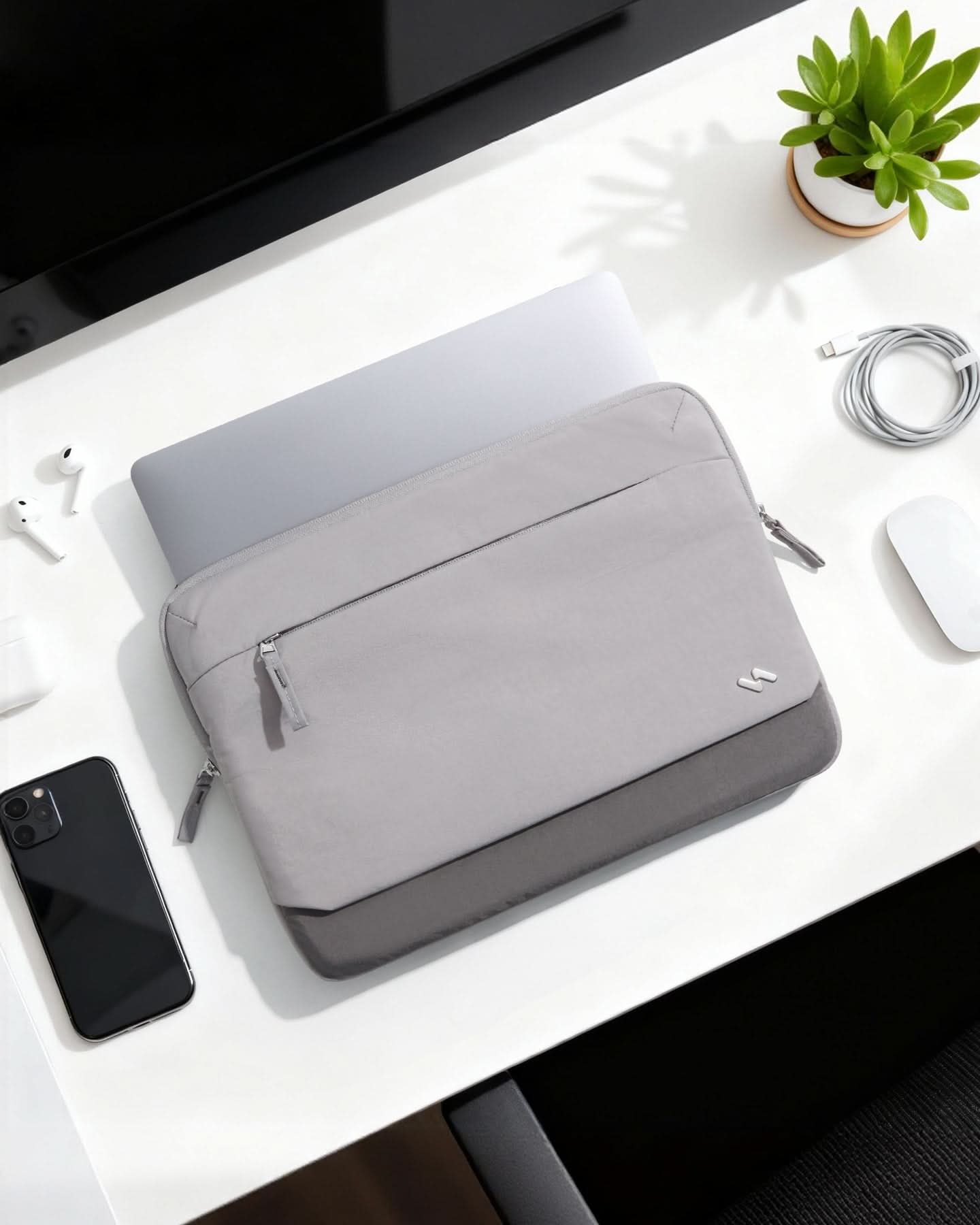 inateck-edgekeeper-lbt32-laptoptasche-13-14-zoll-grau image 8