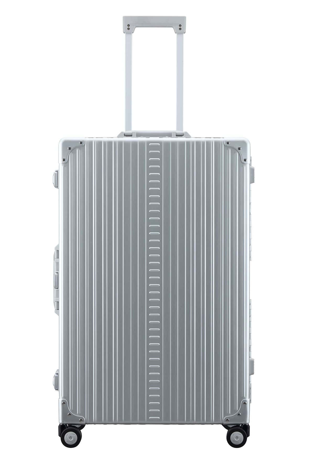 aleon-checked-3028-reisekoffer-30-zoll-alu-xxl-platin image 2