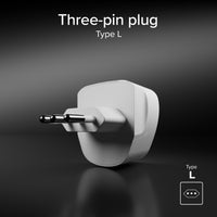 sbs-wall-chargers-reiseadapter-italien-typ-c-2500w image 6