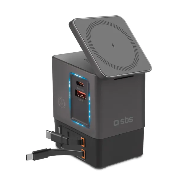 sbs-power-dock-6in1-ladestation-100w-magsafe-schwarz image 1