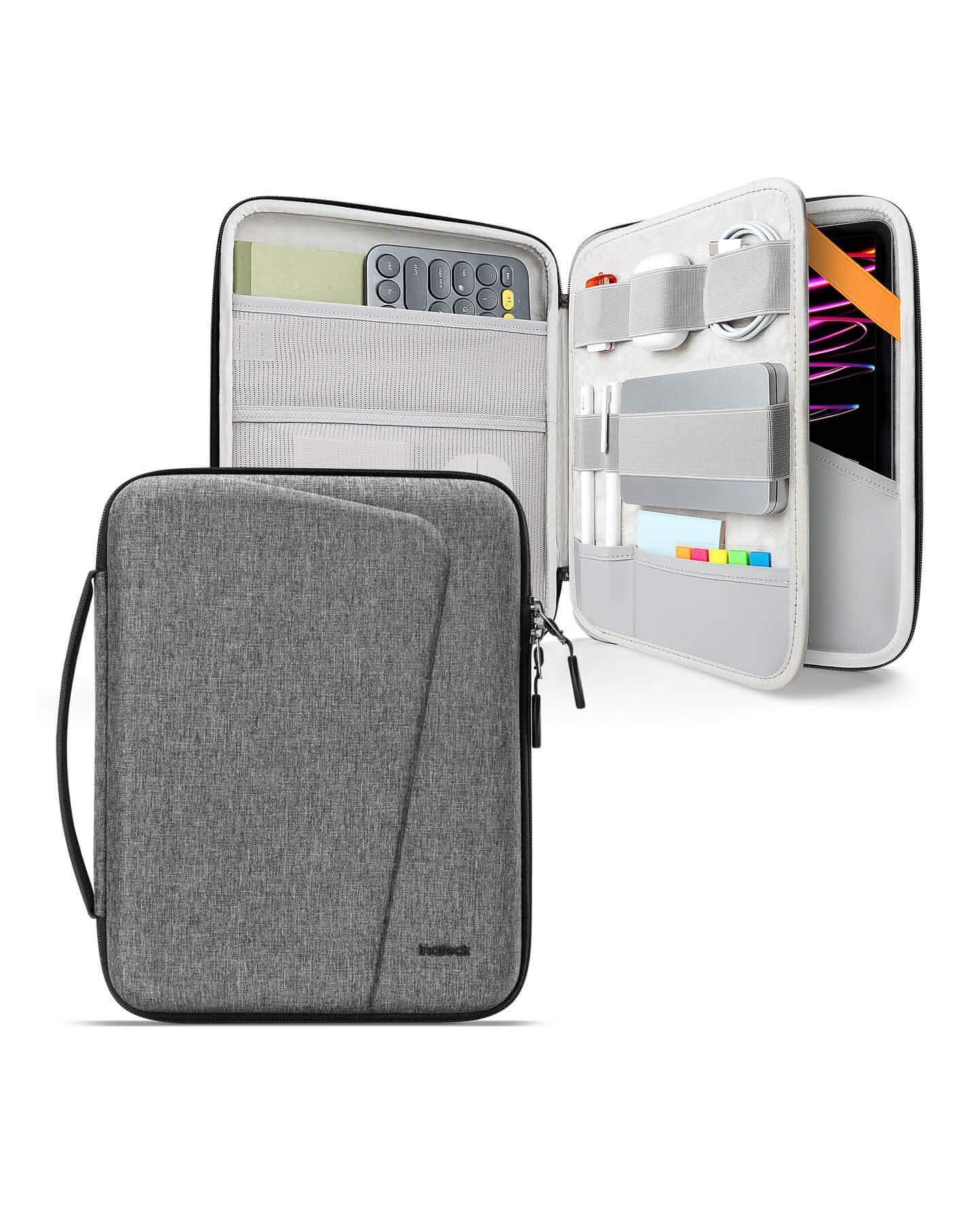 inateck-ab01002-tablet-h-lle-12-9-zoll-hartschale-grau image 1