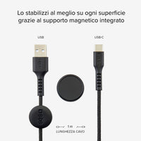 sbs-usb-c-kabel-2m-geflochten-magnetisch-usb-auf-usb-c image 3