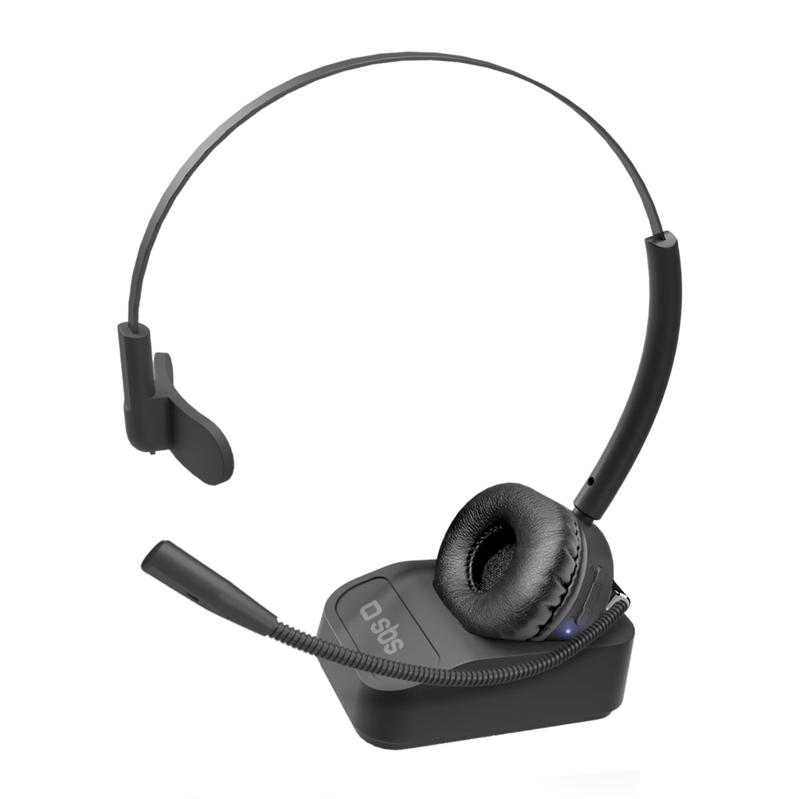 sbs-workline-mono-headset-bluetooth-mit-ladestation image 1