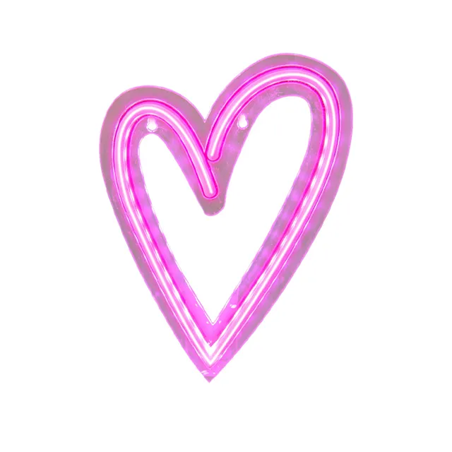 sbs-love-mode-on-led-neon-schild-herz-26x19-cm image 1