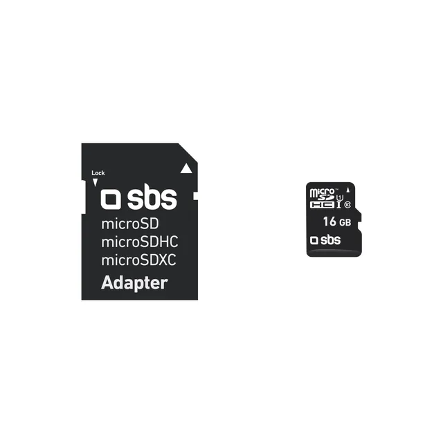 sbs-micro-sdhc-speicherkarte-16-gb-class-10-adapter image 1
