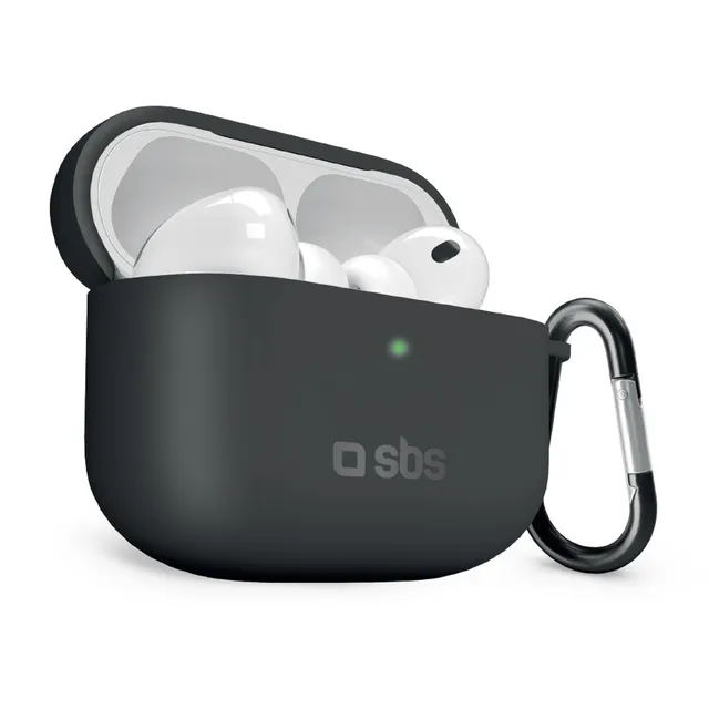 sbs-airpods-pro-3-silikonh-lle-case-schwarz-mit-clip image 1