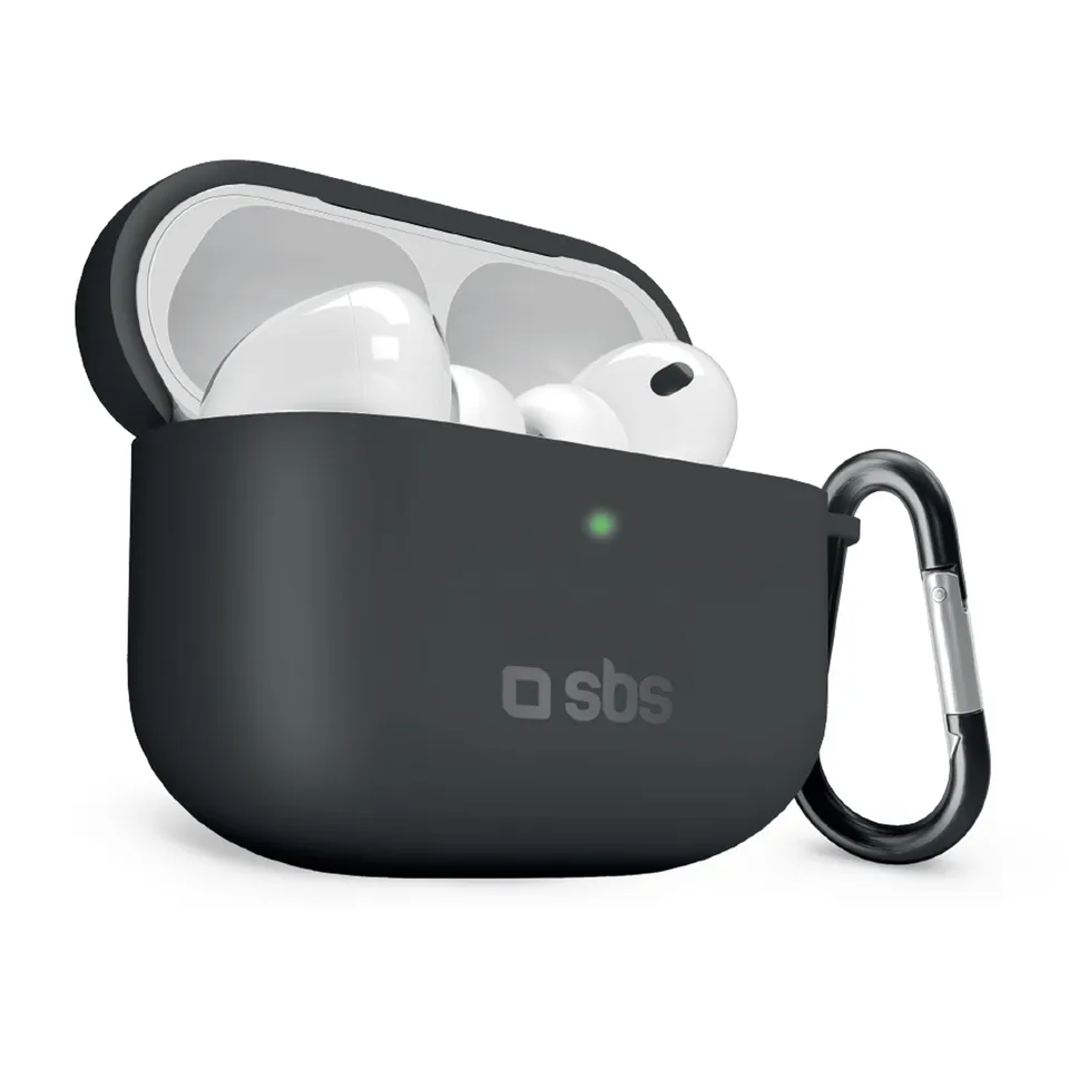 sbs-airpods-pro-3-silikonh-lle-case-schwarz-mit-clip image 1