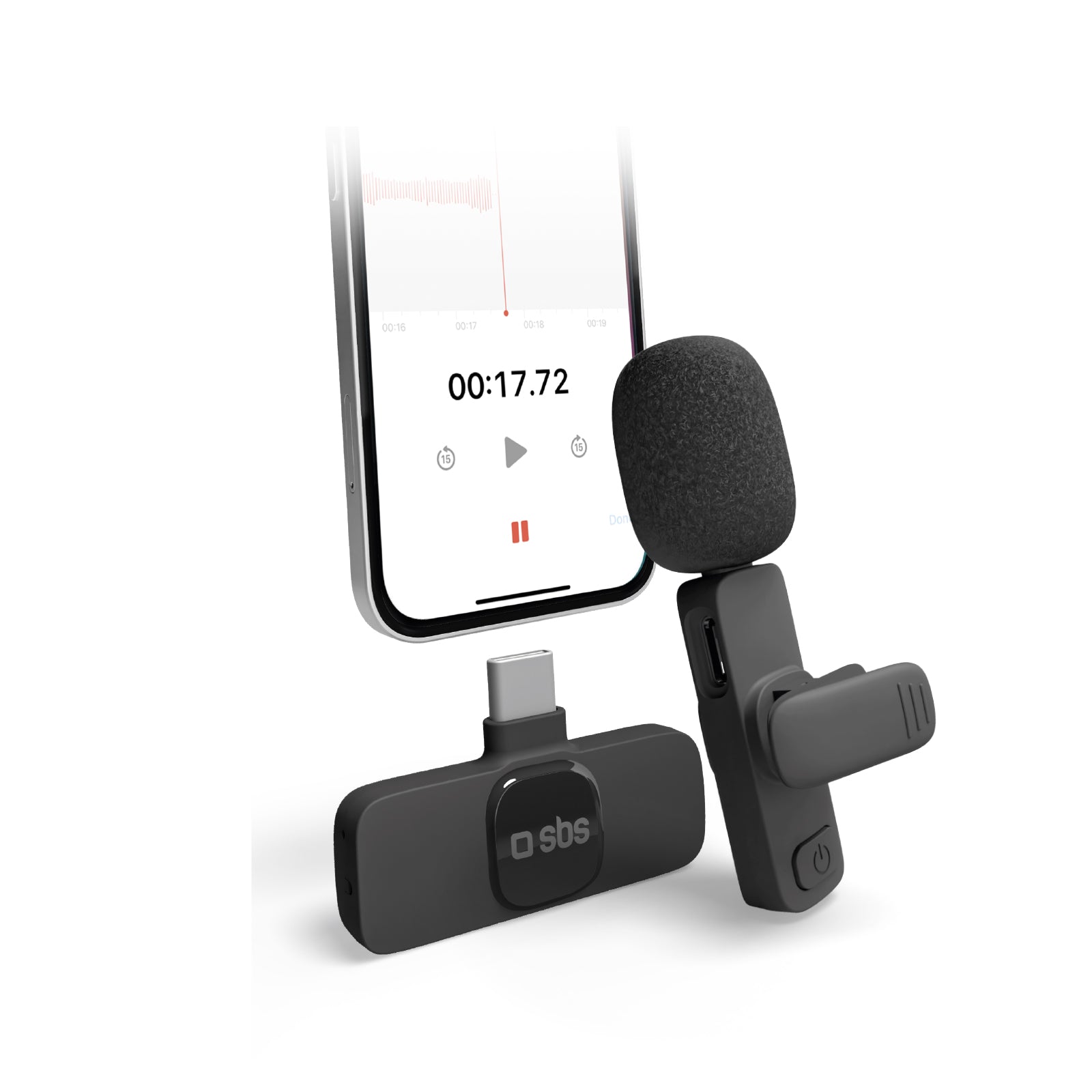 sbs-audio-and-music-funkmikrofon-usb-c-mit-clip-20m-2 image 1