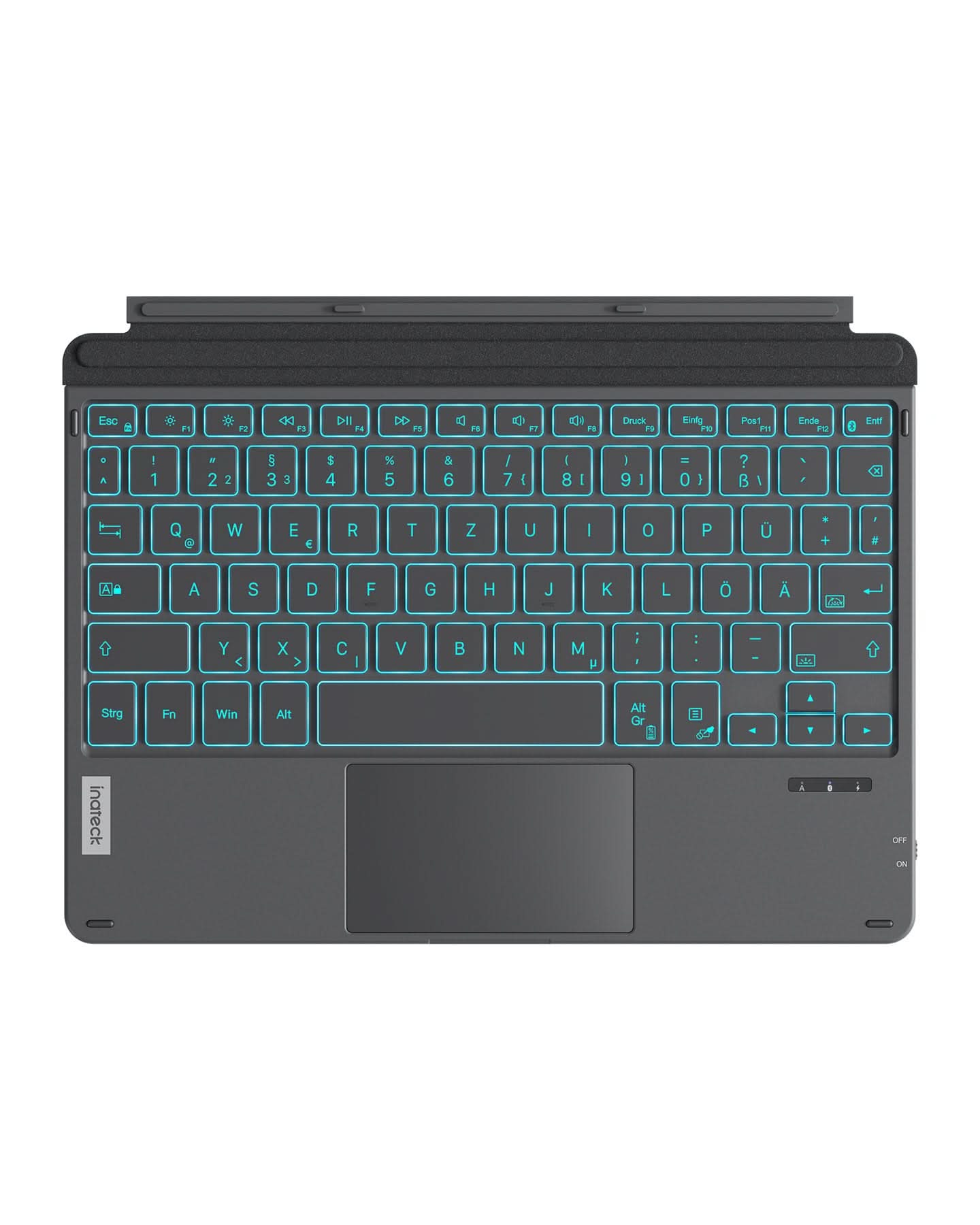 inateck-kb02028-surface-go-ai-tastatur-bluetooth-beleuchtet image 1