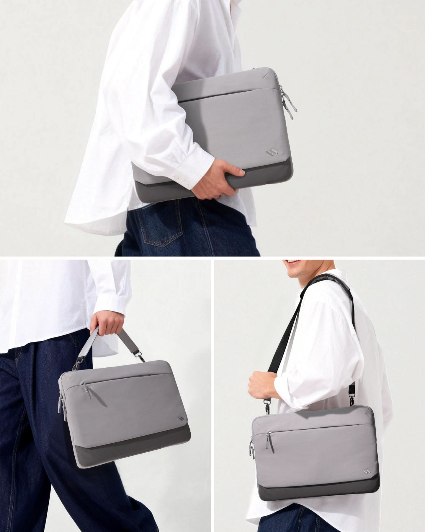 inateck-edgekeeper-lbt32-laptoptasche-13-14-zoll-grau image 6