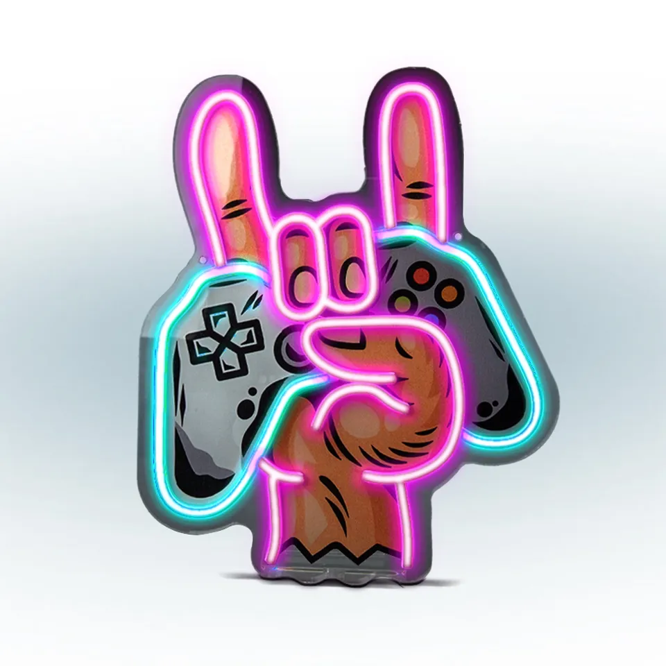 sbs-gaming-game-on-rock-led-neonlampe-usb-28-5cm image 1