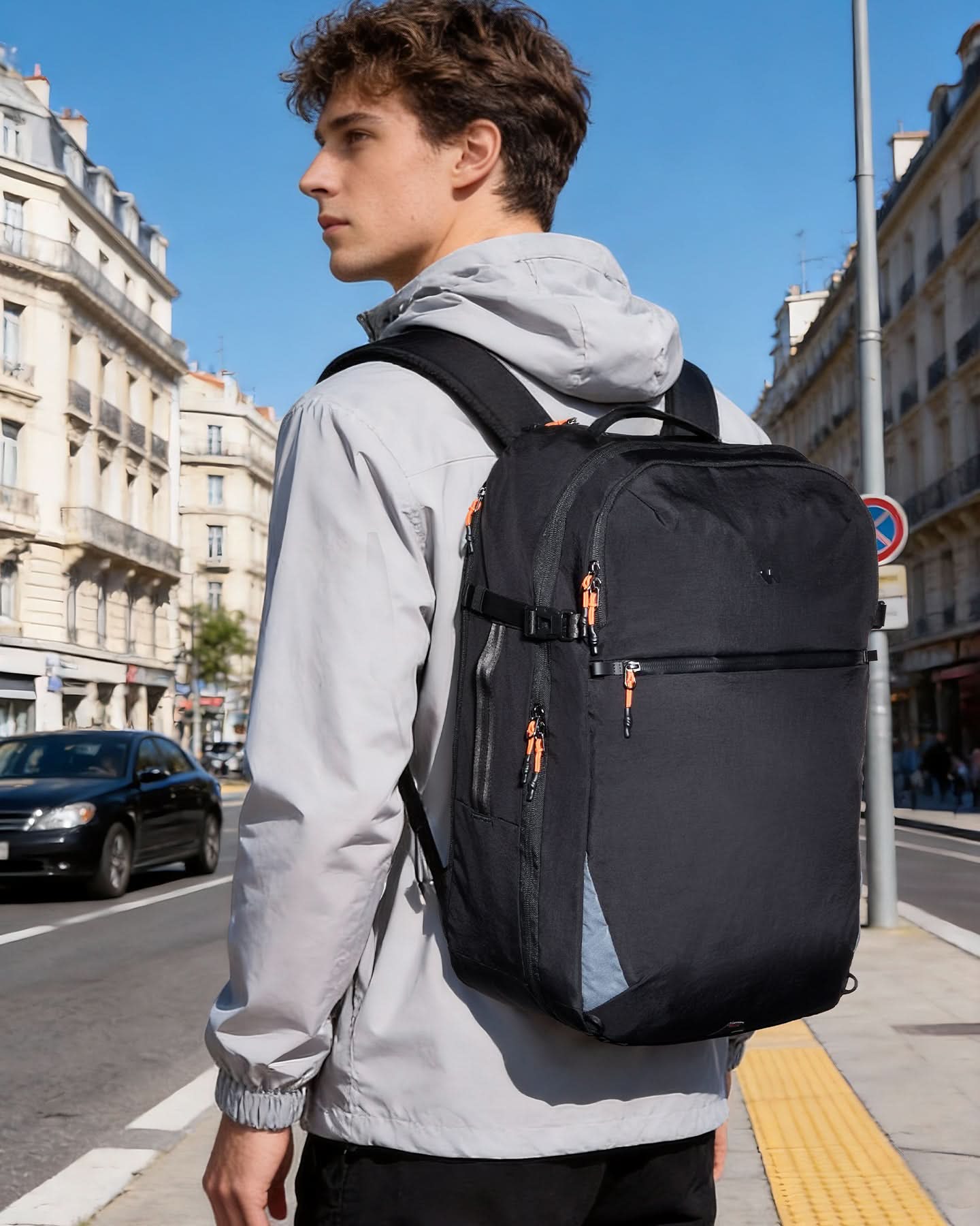 inateck-lightour-bpx33-reiserucksack-39l-handgep-ck-15-6-zoll image 2