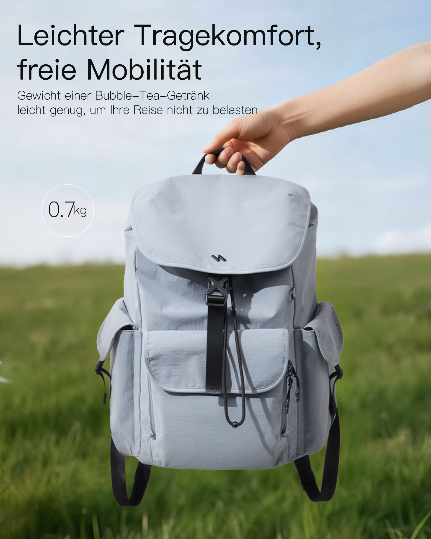 inateck-lightour-bpn21-laptop-rucksack-20l-babyblue-16-zoll image 3