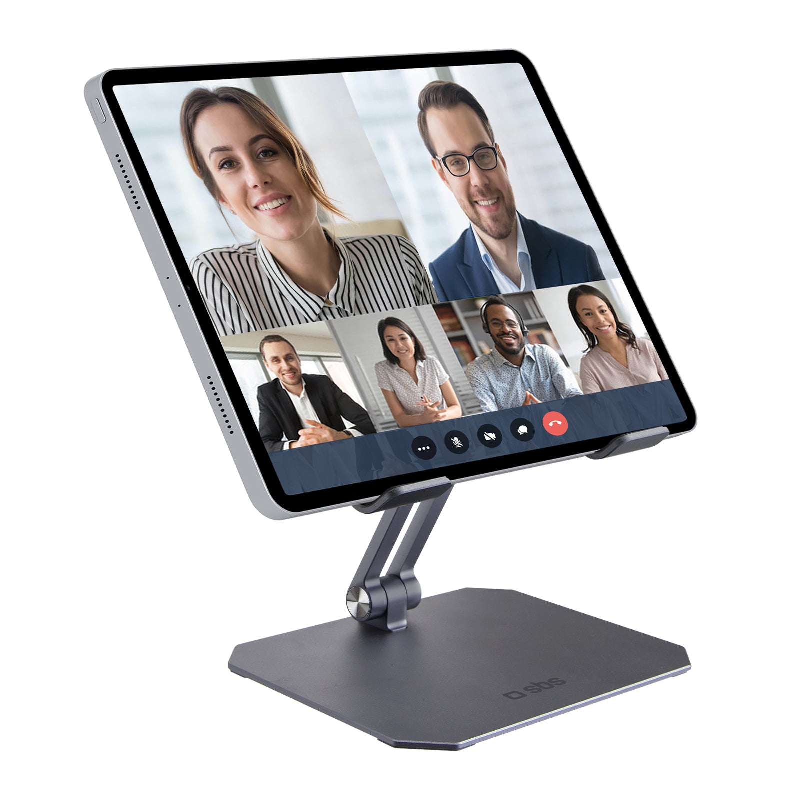sbs-steady-tablet-st-nder-faltbar-alu-180-schwarz image 1