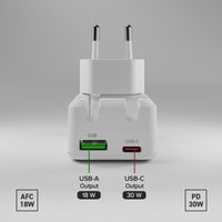 sbs-flexy-wandladeger-t-30-w-usb-c-usb-a-klappbar image 4