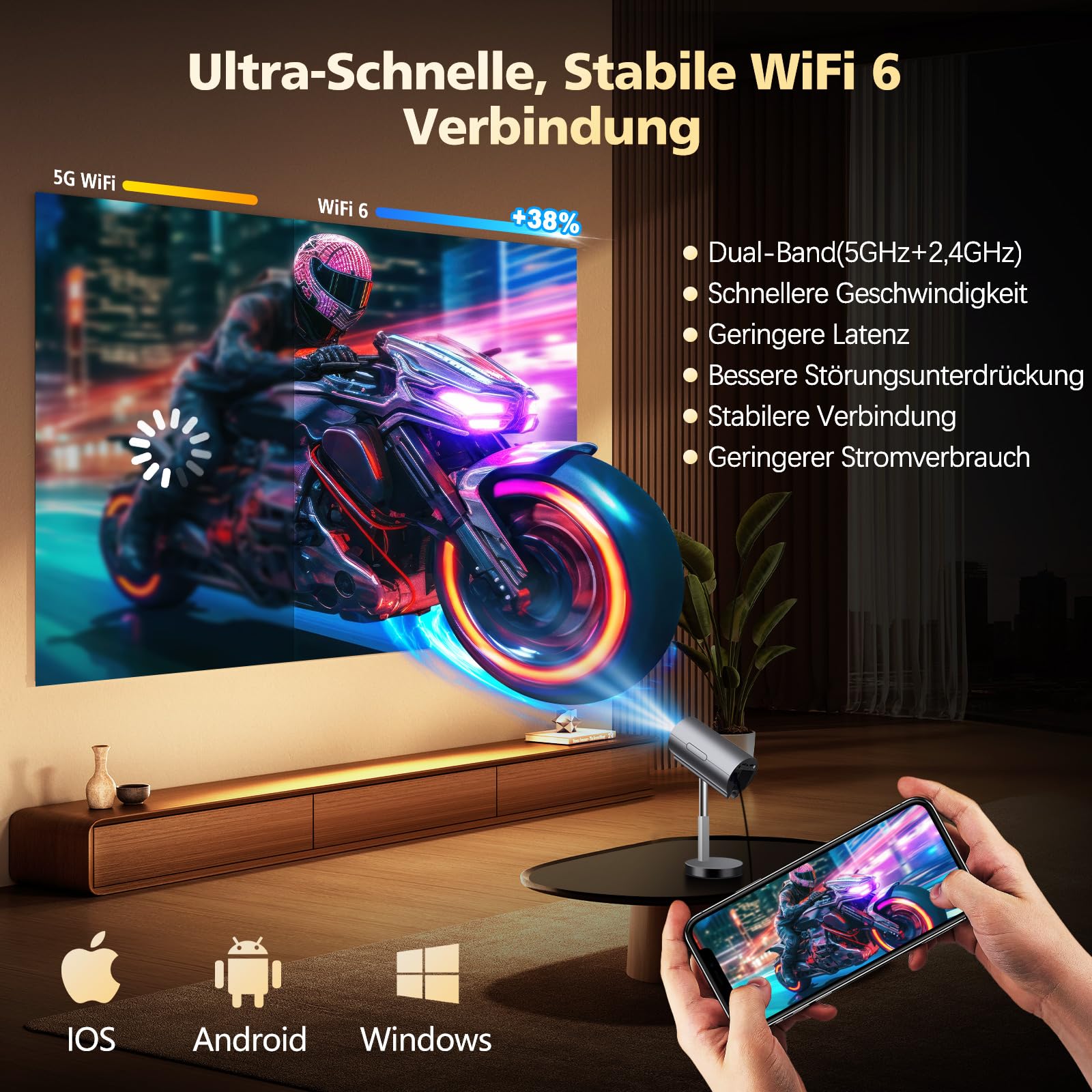 vgke-mini-beamer-full-hd-4k-support-wifi6-mit-teleskopst-nder image 5