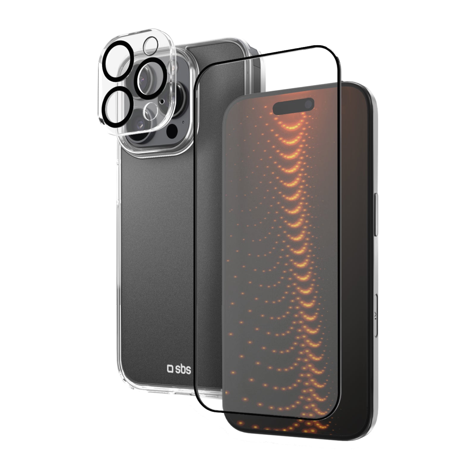 sbs-d3o-schutzset-iphone-16-pro-h-lle-glas-kameraglas image 1
