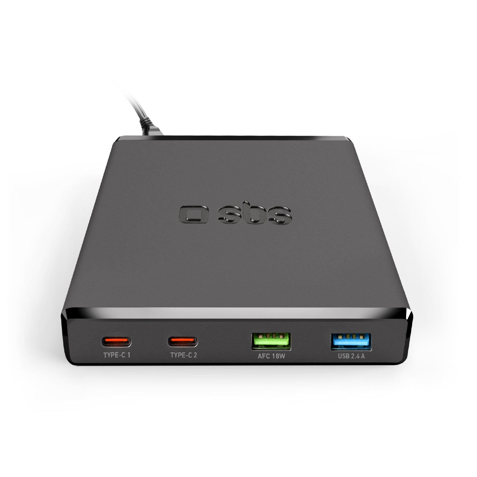 sbs-gan-ladestation-4-port-usb-a-c-75w-schnelllader image 1