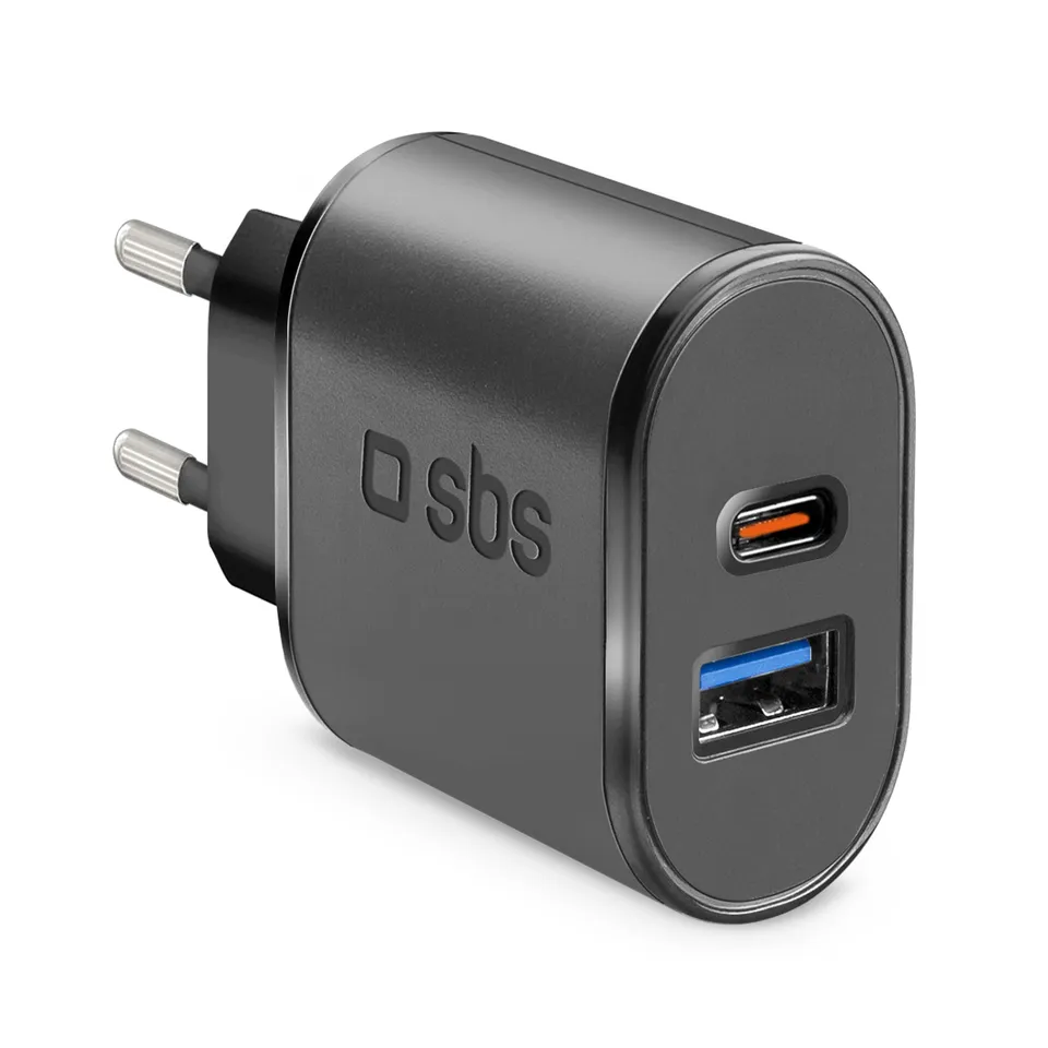 sbs-wall-chargers-reise-ladeger-t-usb-c-5-1a-dual image 1