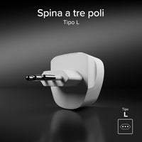 sbs-wall-chargers-reiseadapter-italien-typ-c-2500w image 7