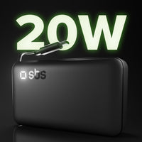 sbs-power-bank-10000-mah-powerbank-mit-usb-c-kabel-20w-schnellladung image 2