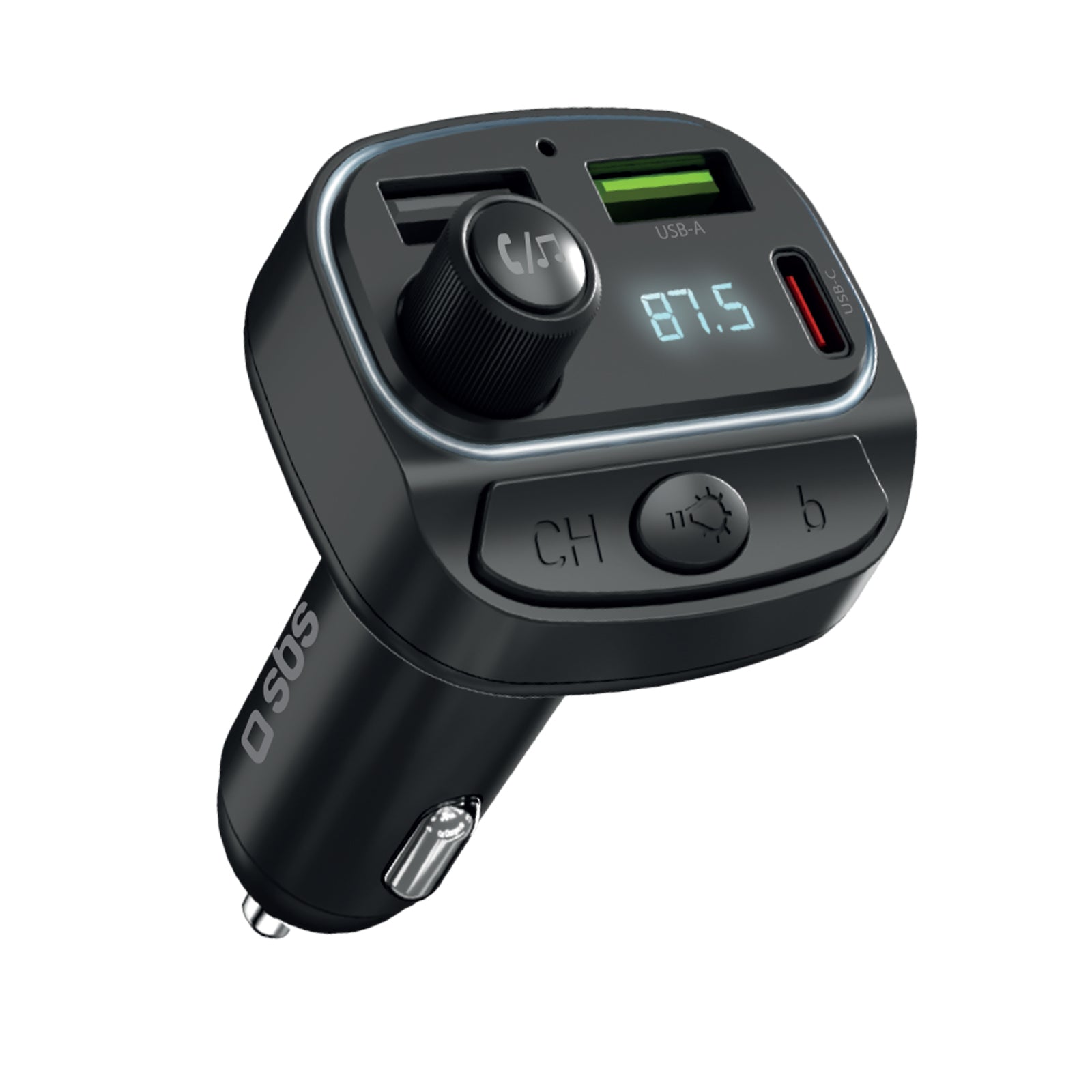 sbs-fm-transmitter-kfz-ladeger-t-30w-pd-usb-c-2x-usb-a image 1