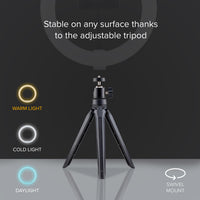 sbs-led-ringlicht-20cm-stativ-handy-videolicht image 7