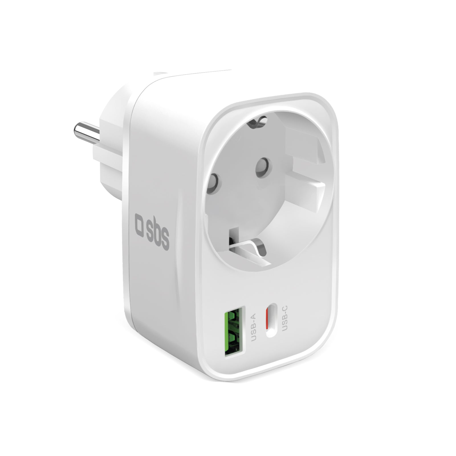 sbs-schuko-wandladeger-t-usb-c-pd-20w-usb-a-18w image 1