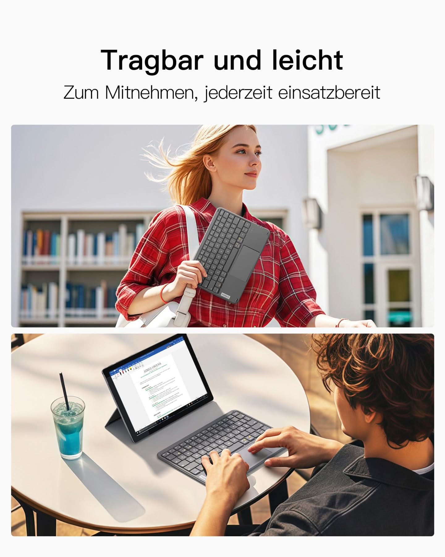 inateck-kb01105-tablet-tastatur-kabellos-qwertz-grau-trackpad image 7