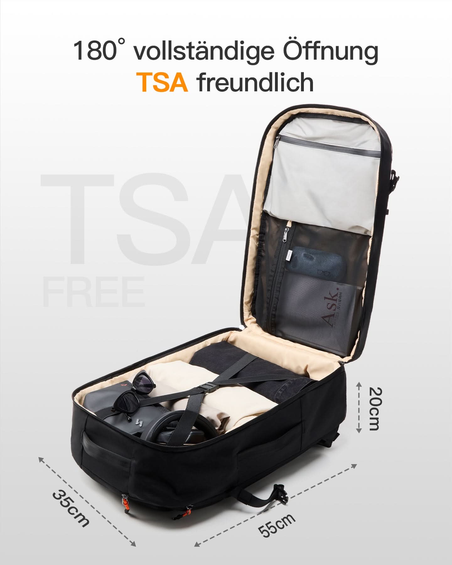 inateck-lightour-bpx33-reiserucksack-39l-handgep-ck-15-6-zoll image 3