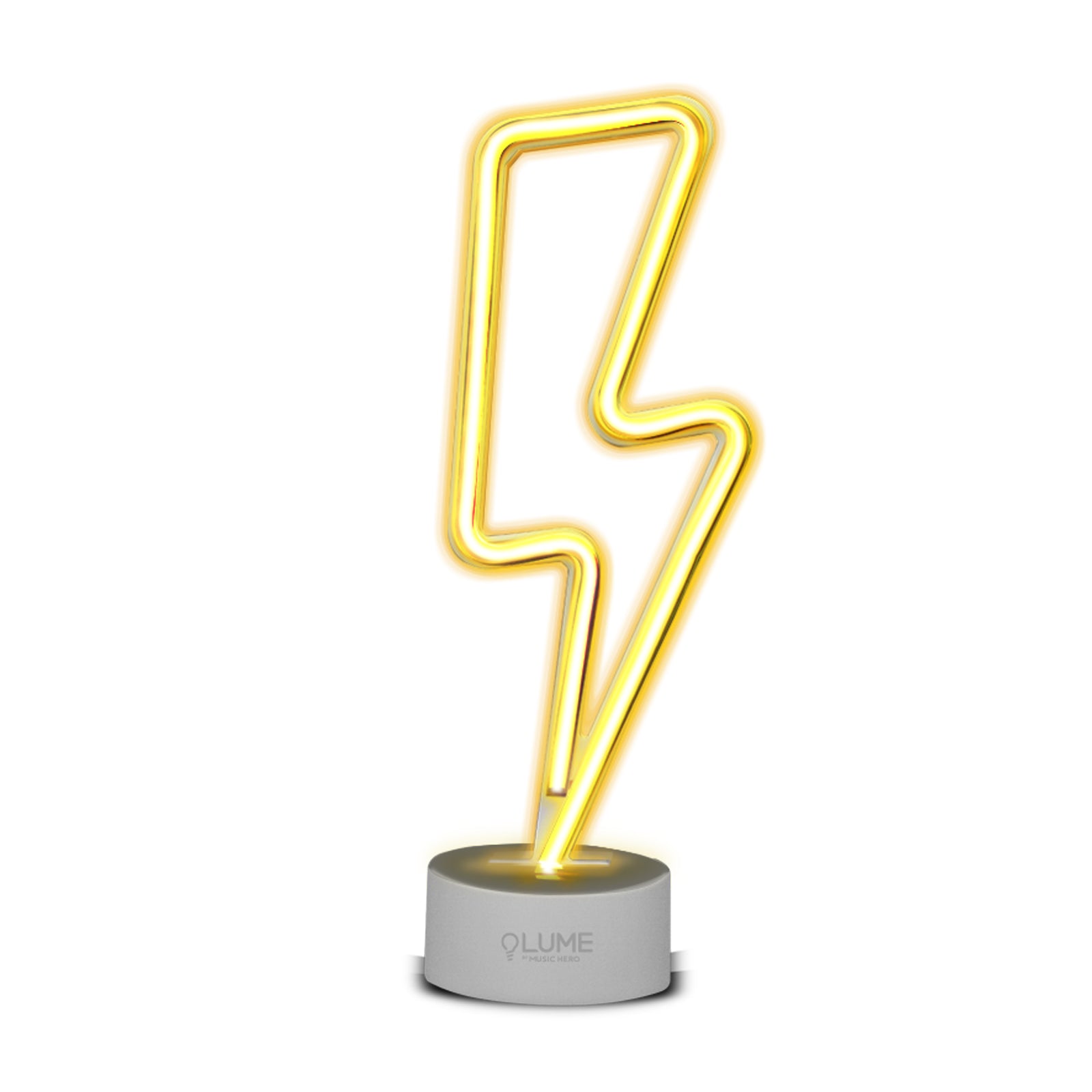 sbs-led-neon-leuchtschild-blitz-batterie-usb image 1