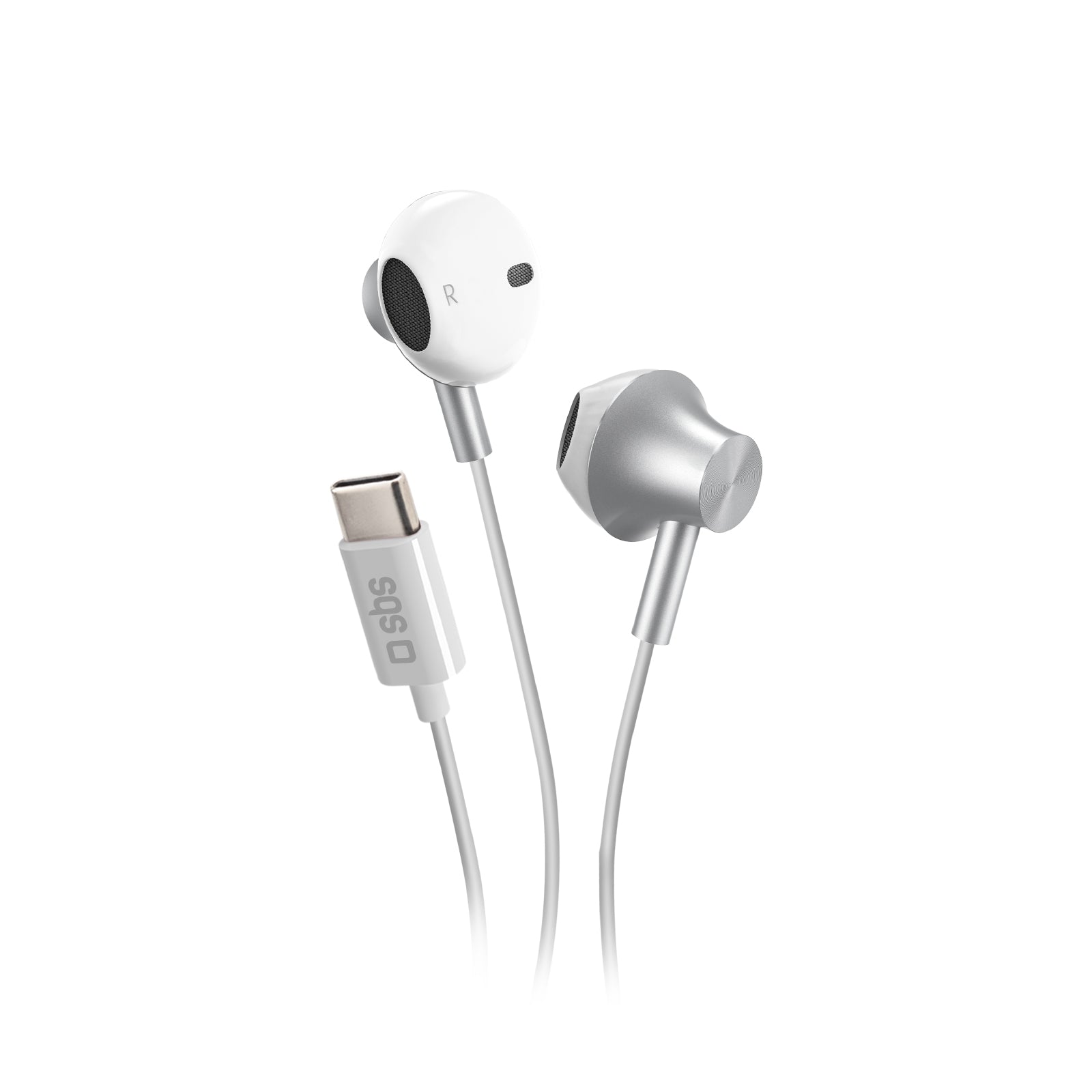 sbs-usb-c-kopfh-rer-metall-kabelgebunden-mit-mikrofon image 1