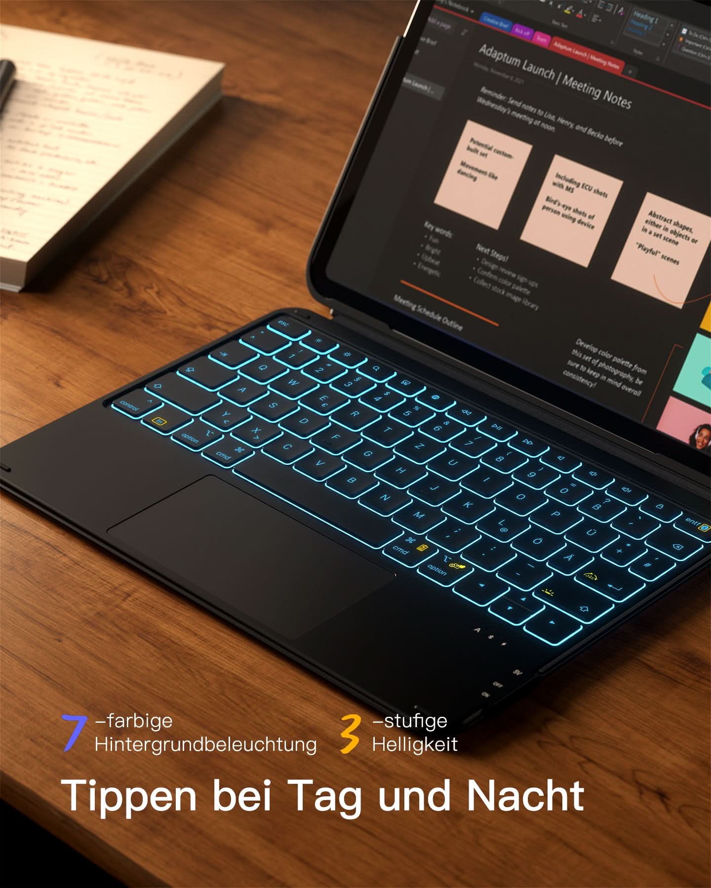 inateck-ace-touch-kb04122-rgb-ipad-tastatur-schwarz-mit-rgb image 3