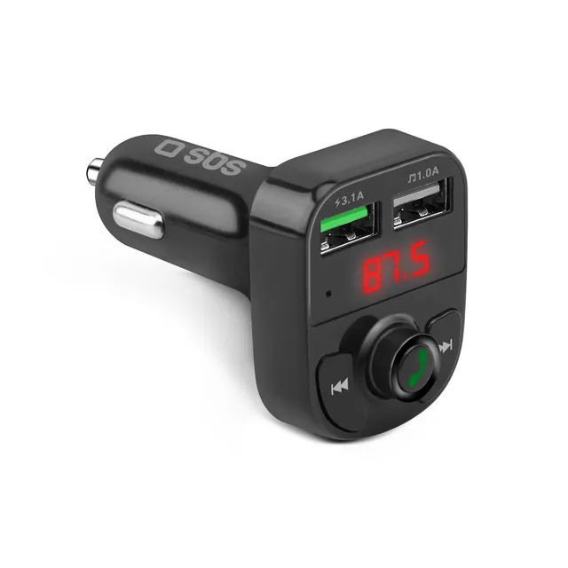 sbs-auto-ladeger-t-15w-fm-transmitter-usb-a-bluetooth image 1