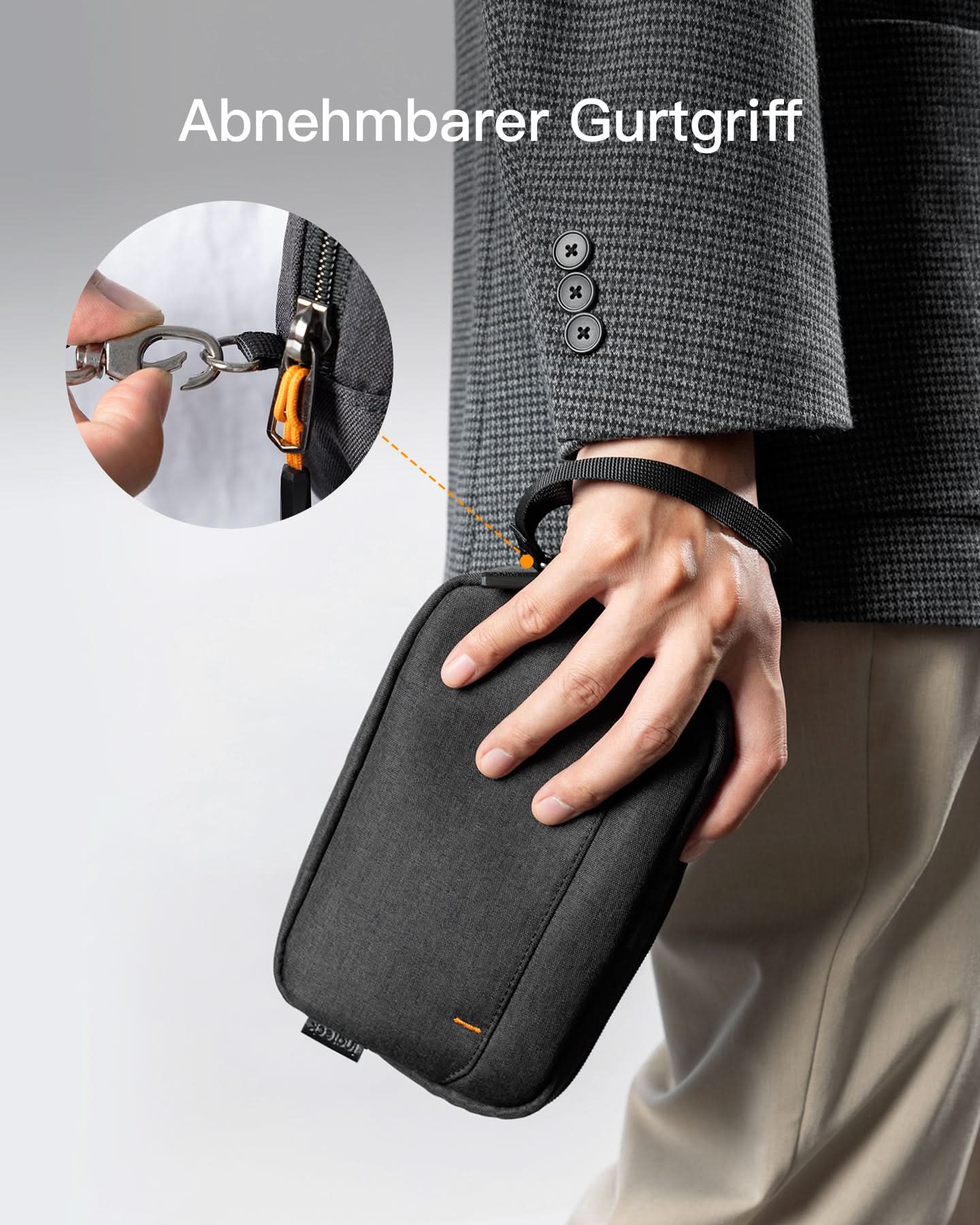 inateck-gadget-organizer-electronics-organizer-schwarz-spritzwasserfest image 7