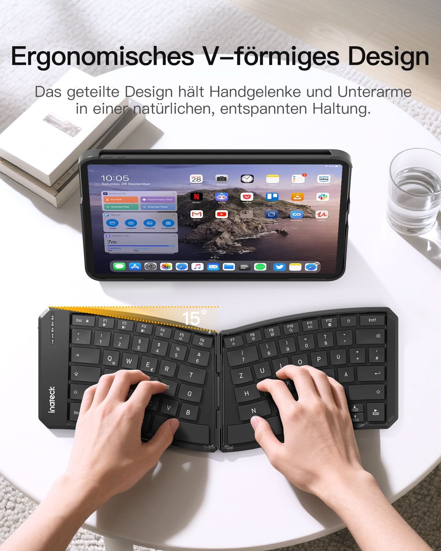 inateck-nomad-ergo-kb603-faltbare-tastatur-qwertz-bluetooth image 4