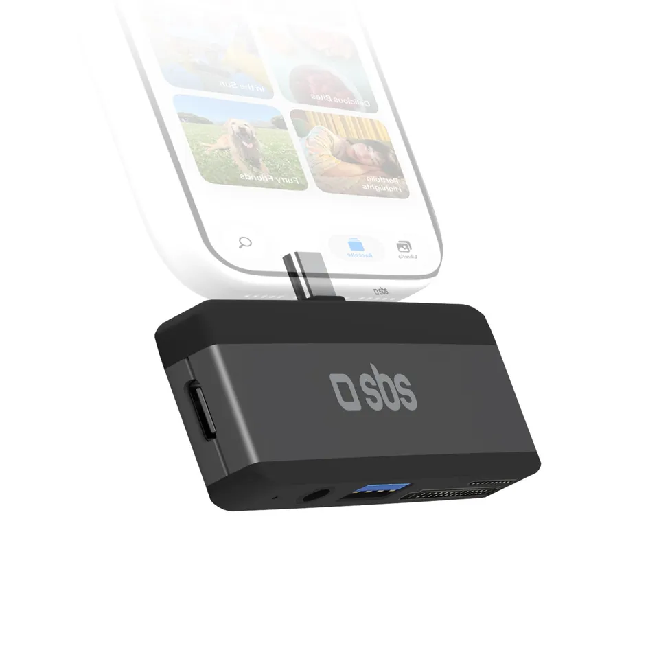sbs-5-in-1-usb-c-hub-100w-mit-sd-und-audio image 1