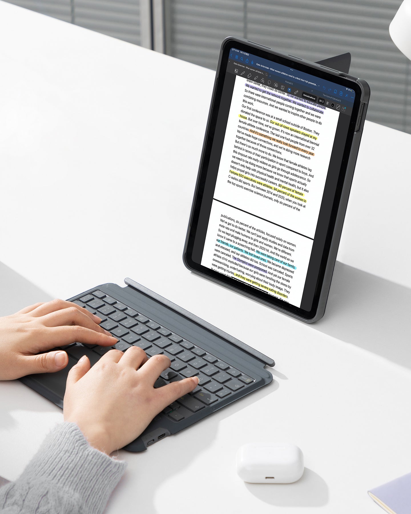 inateck-ace-touch-kb04112-ipad-tastatur-11-10-9-grau-touchpad image 4