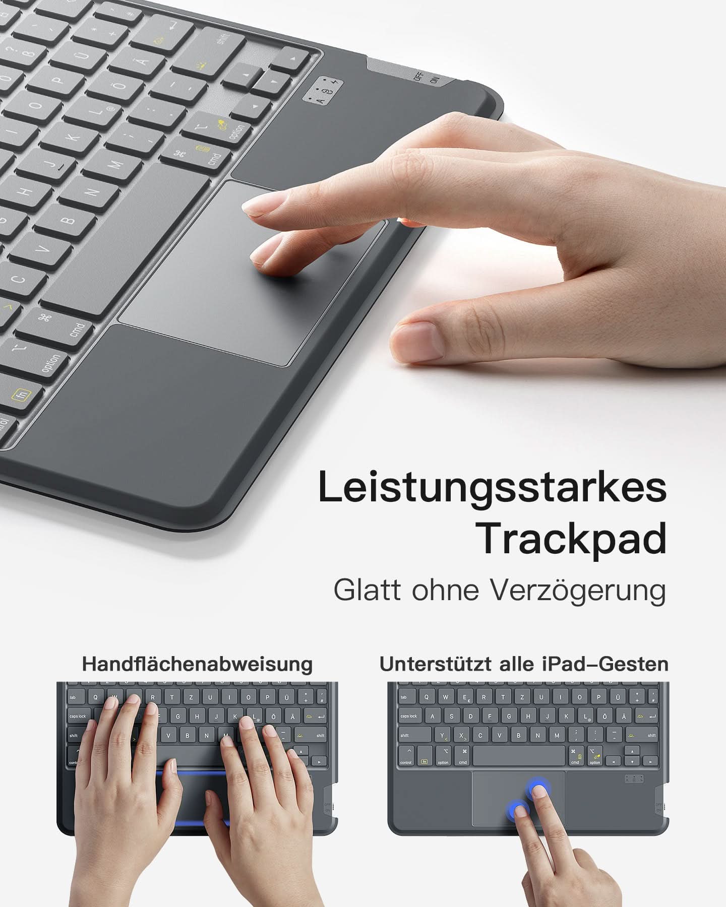 inateck-ace-touch-kb04111-ipad-tastatur-11-zoll-qwertz-bluetooth image 5
