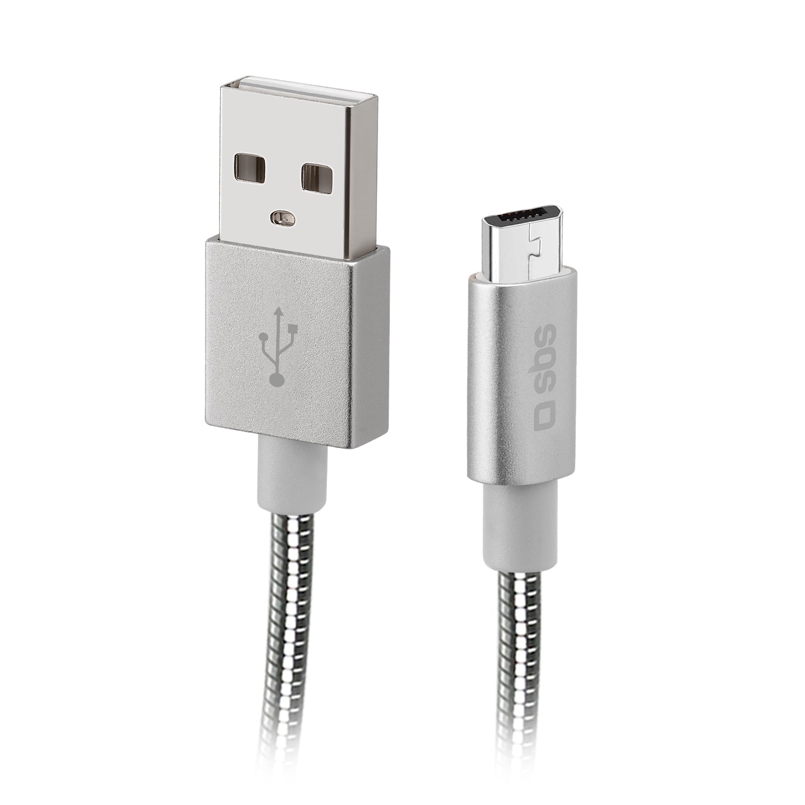sbs-aluminium-usb-ladekabel-micro-usb-150cm-daten-silber image 1