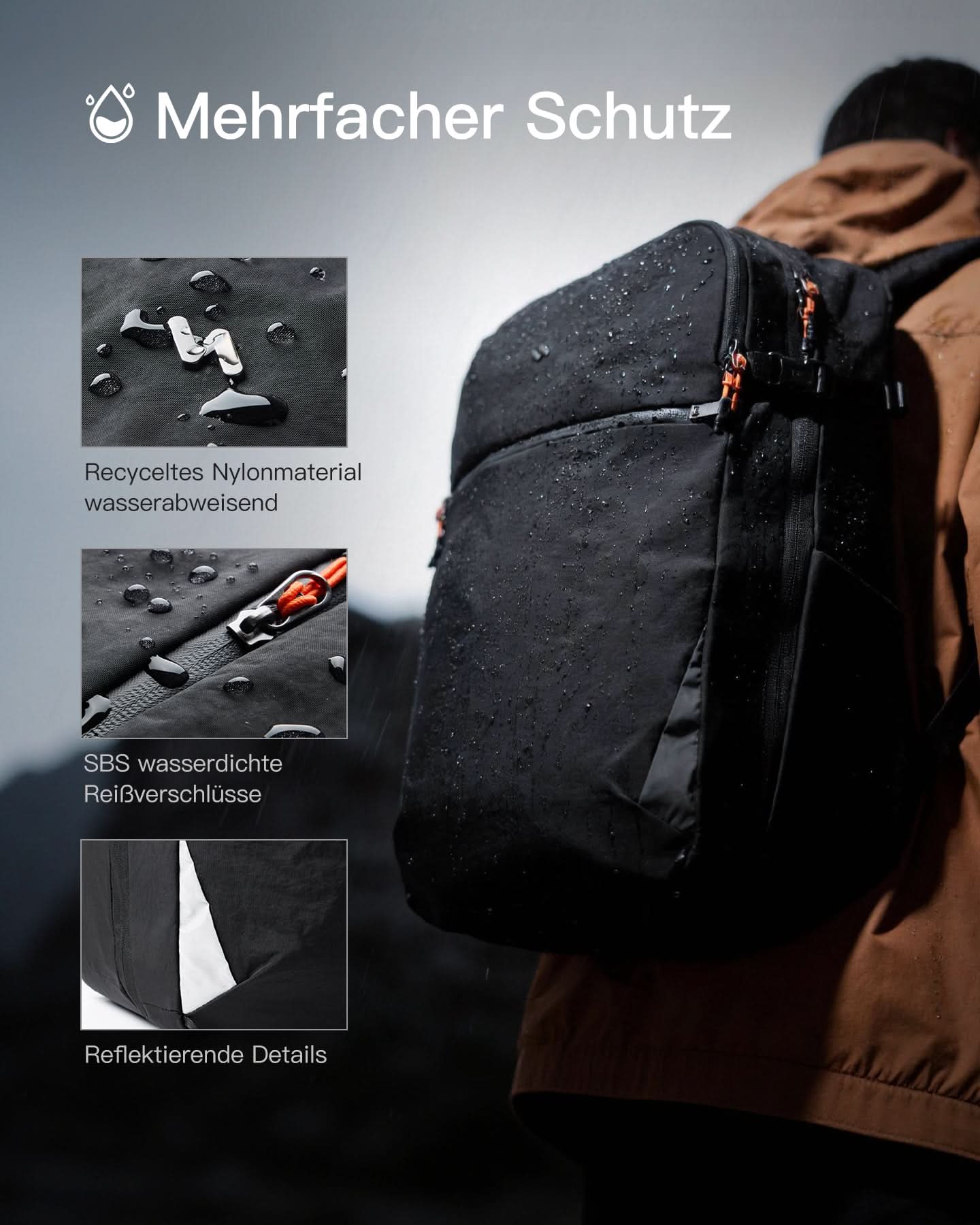 inateck-lightour-bpx33-reiserucksack-39l-handgep-ck-15-6-zoll image 6