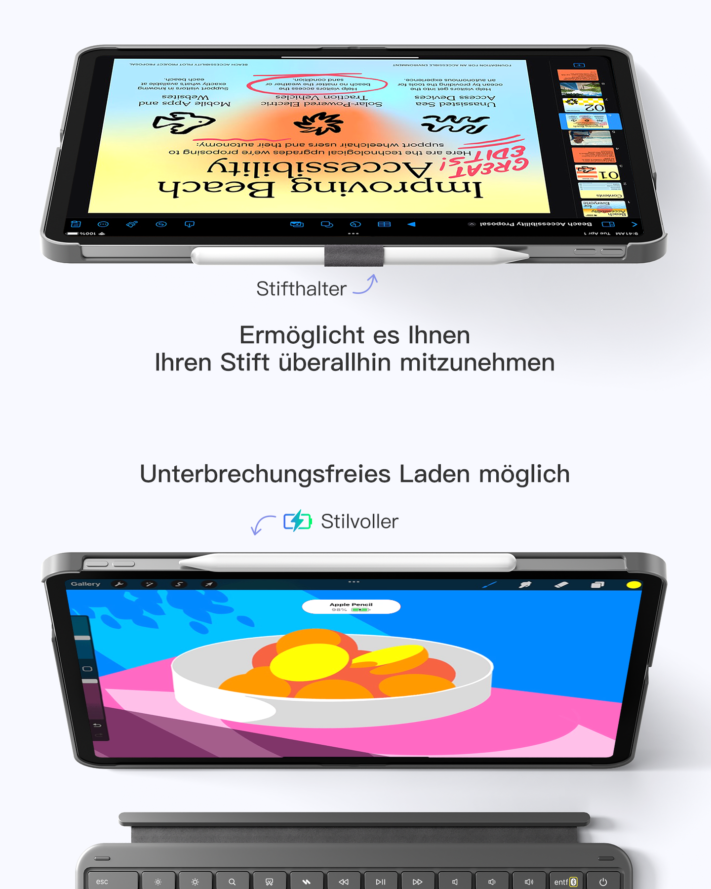 inateck-acetouch-kb04122-13a-ipad-tastatur-h-lle-grau-qwertz image 7