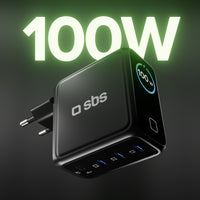 sbs-wall-chargers-100w-usb-c-ladeger-t-4-ports-tft-display image 3