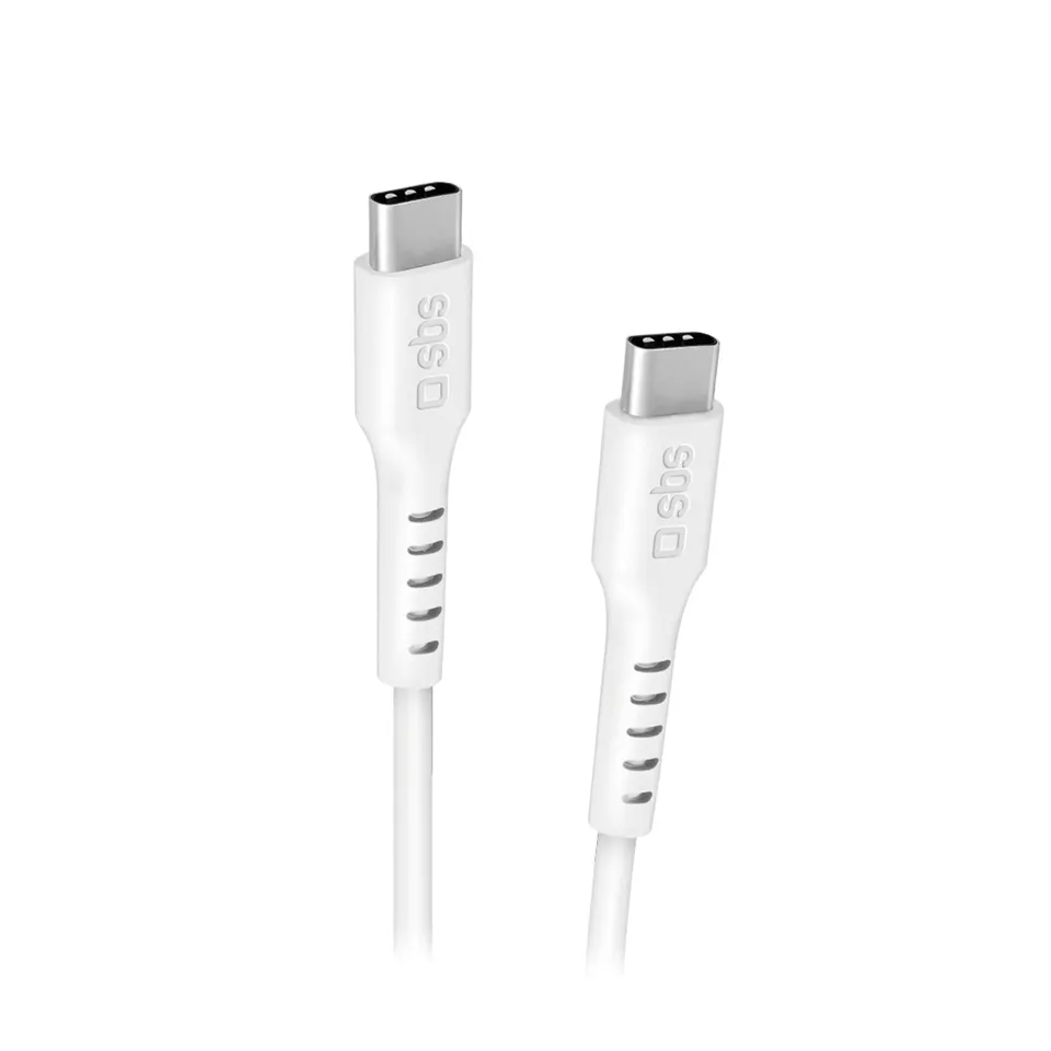 sbs-usb-c-ladekabel-100w-power-delivery-1-5-m-wei image 1