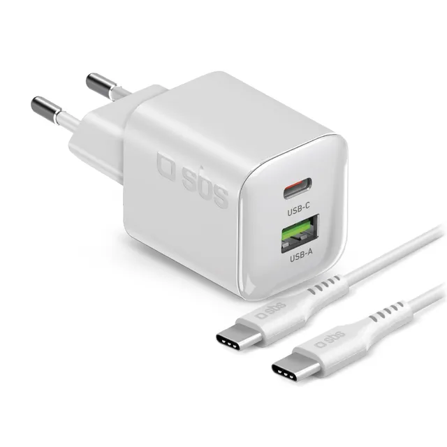 sbs-wall-chargers-20w-pd-gan-ladeger-t-set-usb-c-1-5m image 1