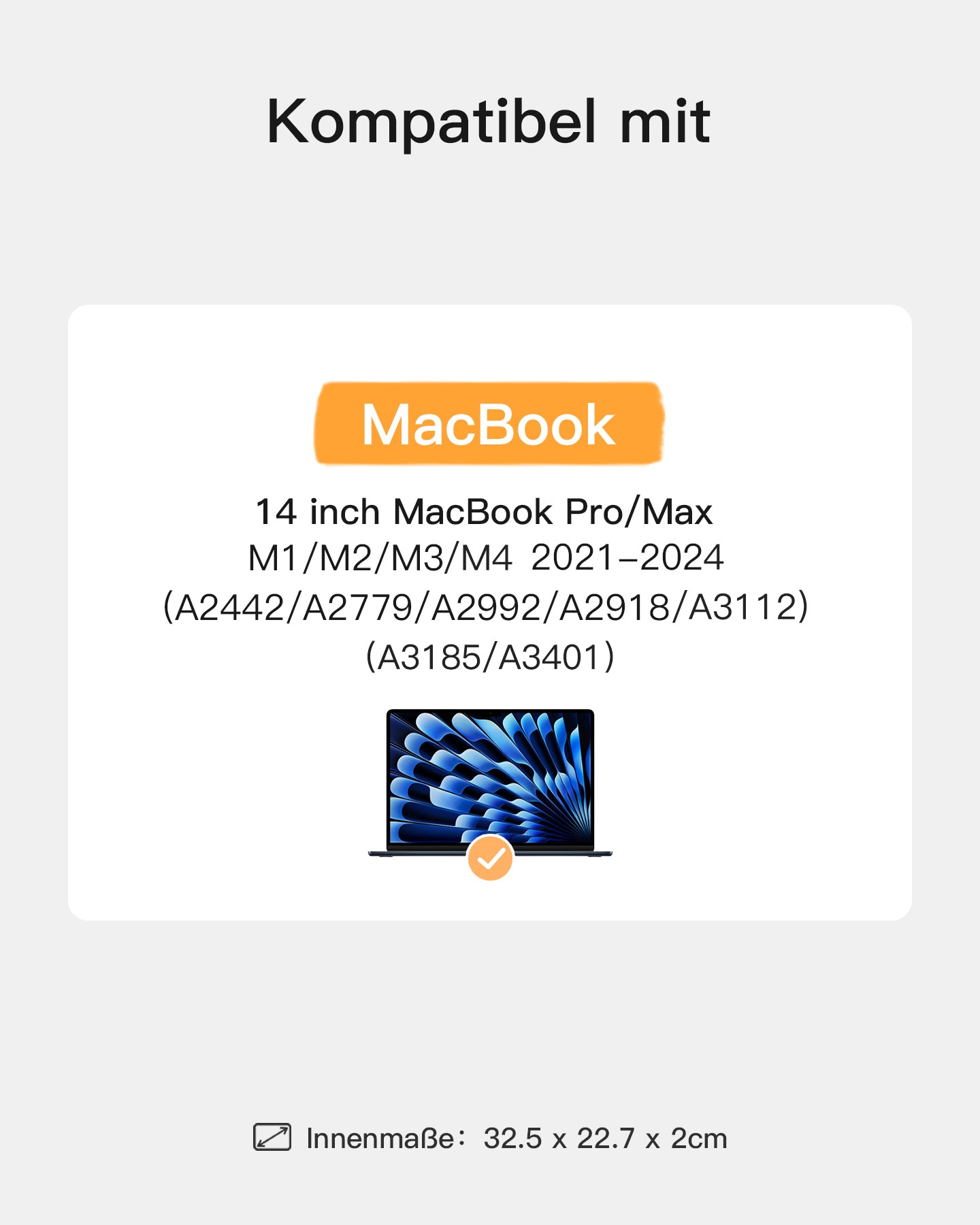 inateck-edgekeeper-lb02006-laptoptasche-13-zoll-grau-schutz image 5