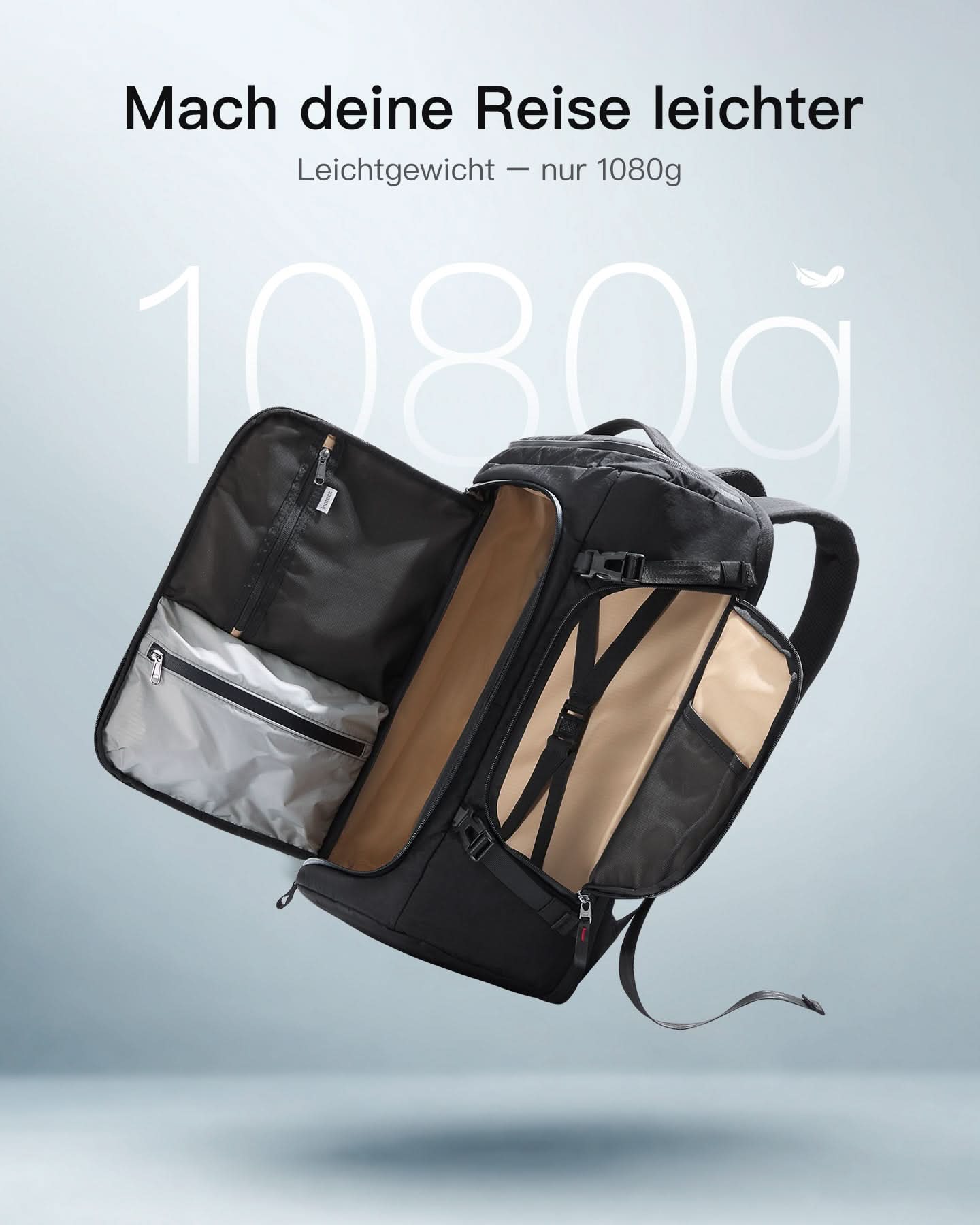inateck-lightour-bpx36-reiserucksack-36-43l-handgep-ck image 4
