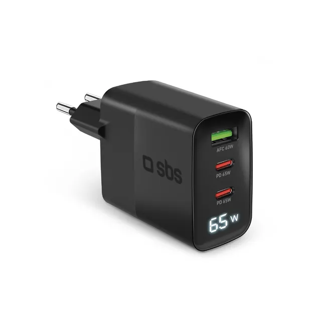 sbs-65w-gan-ladeger-t-lcd-2x-usb-c-pd-usb-a image 1